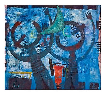 Sample artwork by Arturo Morin (Born 1953), known for painting, plastic art, sculpture, object art - View similar artists and auction records