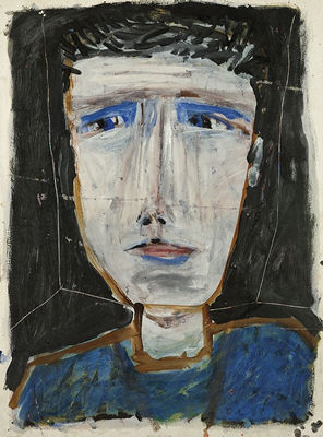 Portrait of David Larwill: Self Portrait 1989