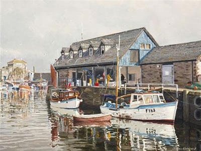 The Fish Market by James Holmyard - Auction record, sale price, and art valuation. Compare with similar artists and explore comparable artworks.