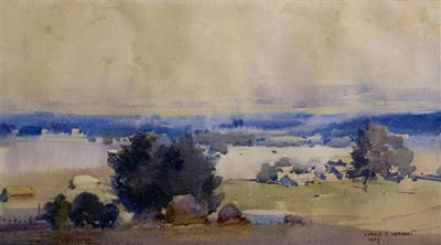 Winterscape by Harold Brocklebank Herbert - Auction record, sale price, and art valuation. Compare with similar artists and explore comparable artworks.