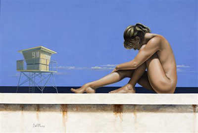 The Sunbather by Jill Del Mace - Auction record, sale price, and art valuation. Compare with similar artists and explore comparable artworks.