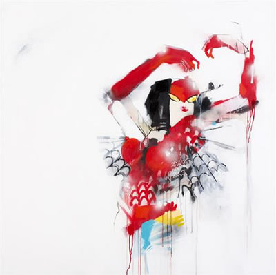 Sample artwork by Anthony Lister (Born 1979), known for urban art - View similar artists and auction records