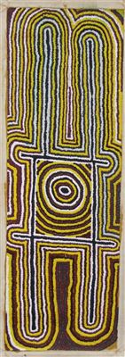 Tjunpartja by Michael Mutji - Auction record, sale price, and art valuation. Compare with similar artists and explore comparable artworks.