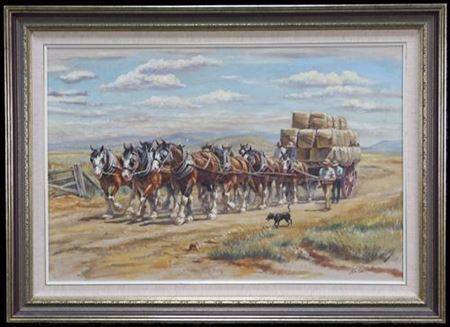 Sample artwork by John Cornwell (Born 1930), known for painting - View similar artists and auction records