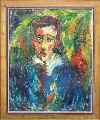 Portrait of Salvatore Zofrea: Self-portrait
