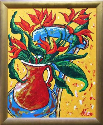Sample artwork by Arthur James (1936 - 2013), known for painting - View similar artists and auction records