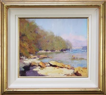 Peaceful Cove, 2003 by Colley Whisson - Auction record, sale price, and art valuation. Compare with similar artists and explore comparable artworks.