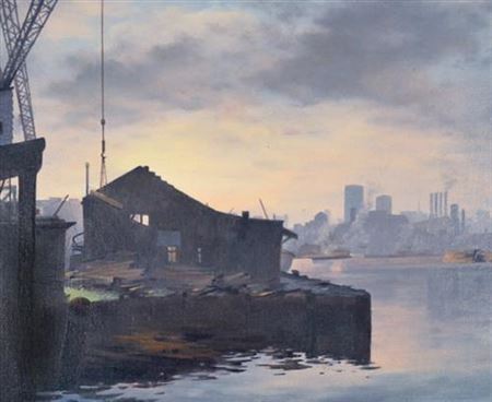 Blackwattle Bay from Glebe by Sydney Woodward-Smith - Auction record, sale price, and art valuation. Compare with similar artists and explore comparable artworks.