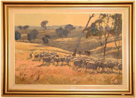 Sample artwork by Robert Lovett (Born 1930), known for painting - View similar artists and auction records