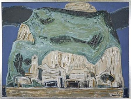 Untitled (Town Beneath the Hill)