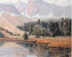 Sierra Lake by Jefferson Stephen Ward - Auction record, sale price, and art valuation. Compare with similar artists and explore comparable artworks.