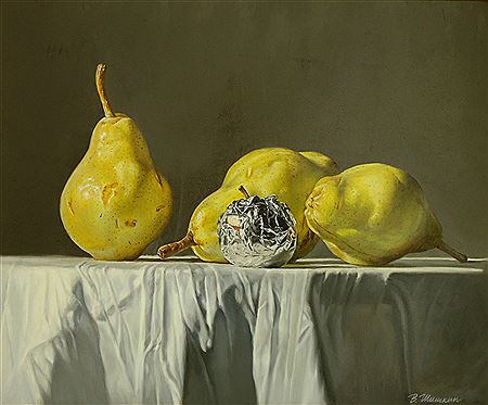 "Still life with pears"