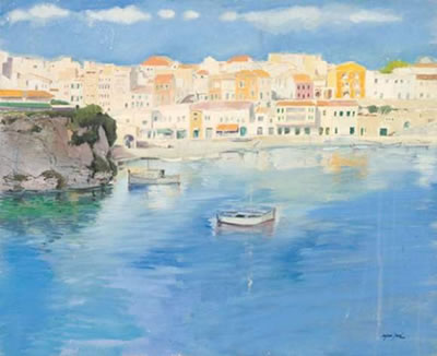 Sample artwork by Jose Luis Lazaro (Born 1945), known for painting - View similar artists and auction records
