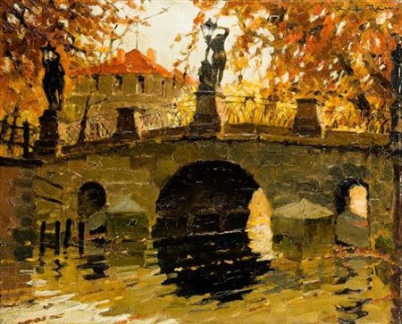 Breite Brücke über den Stadtkanal