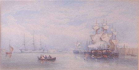 Portsmouth Harbour by Walter William May - Auction record, sale price, and art valuation. Compare with similar artists and explore comparable artworks.