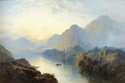 A SUNNY EVENING, LOCH HURN