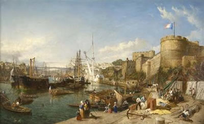 BREST HARBOUR by William Parrott - Auction record, sale price, and art valuation. Compare with similar artists and explore comparable artworks.