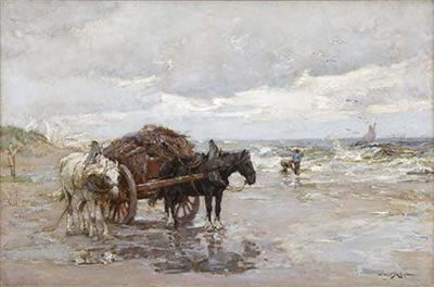 GATHERING WRACK by William Watt Milne - Auction record, sale price, and art valuation. Compare with similar artists and explore comparable artworks.