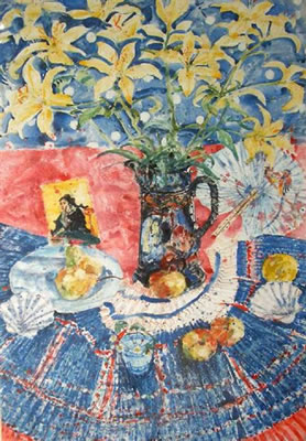 STILL LIFE WITH LILIES by Sarah McLaren - Auction record, sale price, and art valuation. Compare with similar artists and explore comparable artworks.