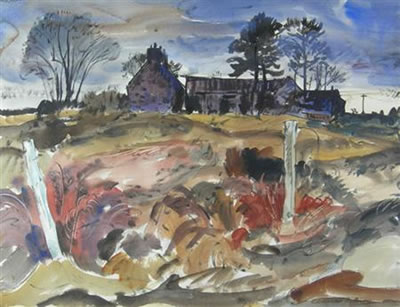 MEARNS HILL FROM NOVEMBER by Alexander S Burns - Auction record, sale price, and art valuation. Compare with similar artists and explore comparable artworks.