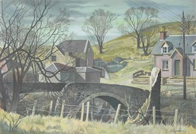SPRING IN ROBERTON VILLAGE
