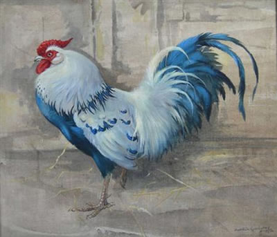 Sample artwork by Ralston Gudgeon (1910 - 1984), known for domestic wildlife painting, birds and fowl - View similar artists and auction records