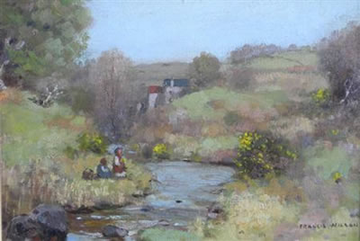 CHILDREN BY A BROOK