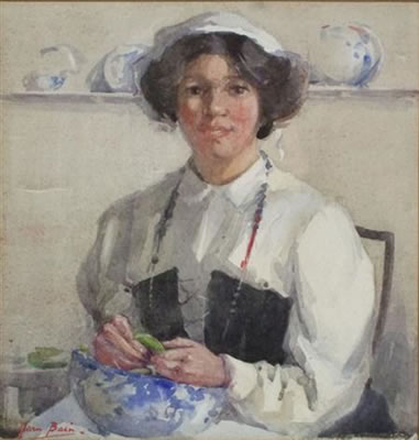 SHELLING PEAS