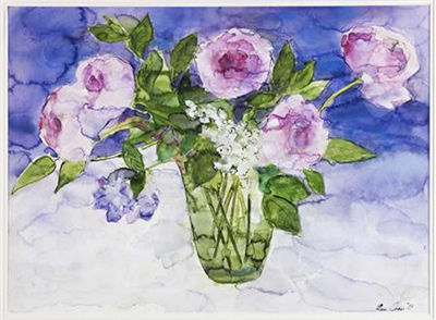 PEONIES AND LILAC 11
