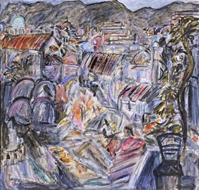 XANIA, GREEK LANDSCAPE by Fionna Carlisle - Auction record, sale price, and art valuation. Compare with similar artists and explore comparable artworks.