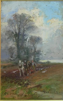 PLOUGHING IN MARCH
