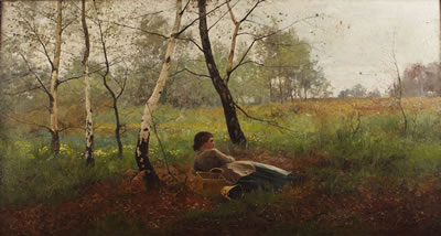 Sample artwork by Benjamin D Sigmund (fl.1880 - 1904), known for painting - View similar artists and auction records