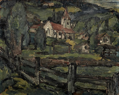 A Country Church by Franz Zulow - Auction record, sale price, and art valuation. Compare with similar artists and explore comparable artworks.