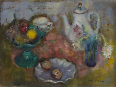 The Green Comport by Margaret Ross Hislop - Auction record, sale price, and art valuation. Compare with similar artists and explore comparable artworks.