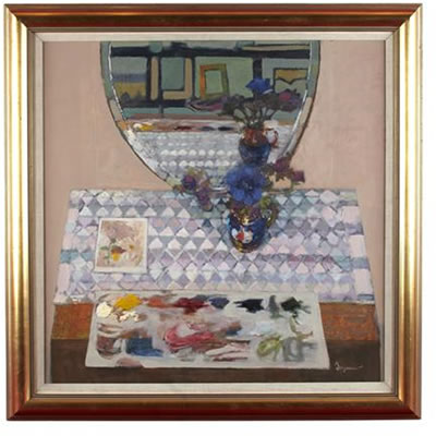 STILL LIFE WITH MIRROR