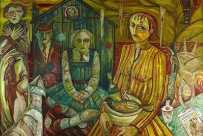 BANDAGES DON'T HEAL by Joyce Gunn Cairns - Auction record, sale price, and art valuation. Compare with similar artists and explore comparable artworks.