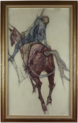 HORSE WITH FIGURE