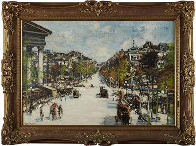 THE MADELEINE AND RUE ROYAL, PARIS