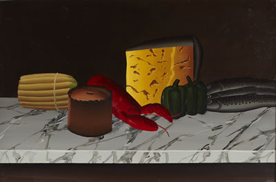 STILL LIFE WITH LOBSTER by Jack Knox - Auction record, sale price, and art valuation. Compare with similar artists and explore comparable artworks.