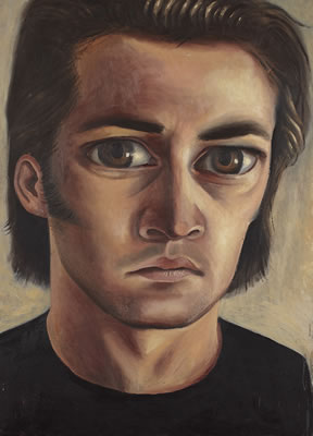 Portrait of Alexander Guy: Self-portrait
