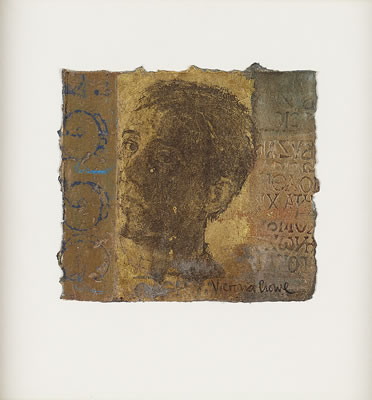Portrait of Victoria Crowe: SELF-PORTRAIT - PASSING REFLECTION