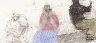 STRANGERS ON A BENCH by Robbie Bushe - Auction record, sale price, and art valuation. Compare with similar artists and explore comparable artworks.