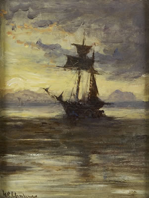 OFF THE COAST OF HOLLAND by George Paul Chalmers - Auction record, sale price, and art valuation. Compare with similar artists and explore comparable artworks.