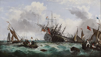 THE SINKING OF THE ST. GEORGE