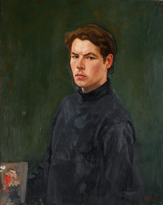 Portrait of Andrew Fitzpatrick: Self-portrait