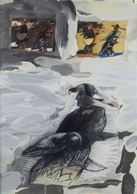 DRAWING FOR THE LARGE PAINTING NO.7