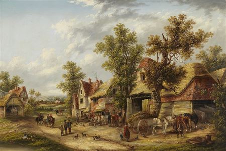 A BUSY VILLAGE STREET