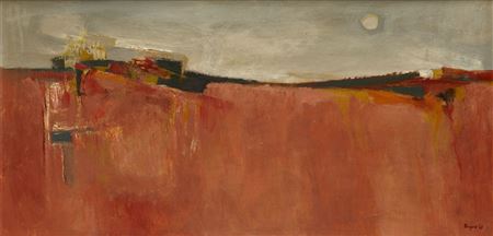LANDSCAPE, PINK AND GREY