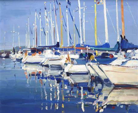 MARINA, TROON by James Fullarton - Auction record, sale price, and art valuation. Compare with similar artists and explore comparable artworks.