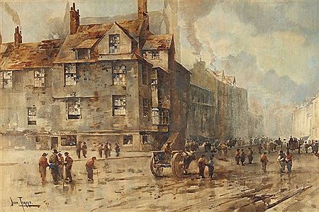JOHN KNOX`S HOUSE by John Terris - Auction record, sale price, and art valuation. Compare with similar artists and explore comparable artworks.